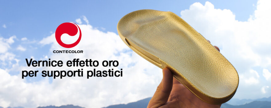 vernice effetto oro per supporti plastici